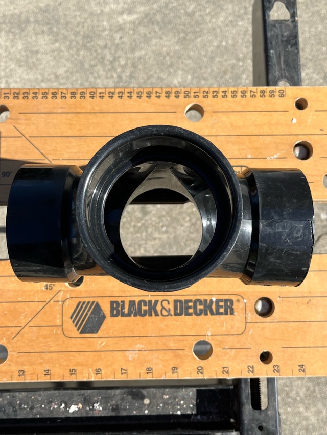 3" Double Sanitary Tee - photo 3