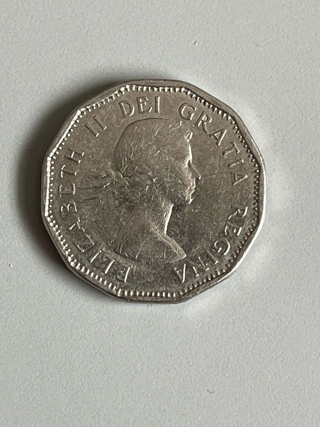 1961 Canadian Nickel Coin - photo 2