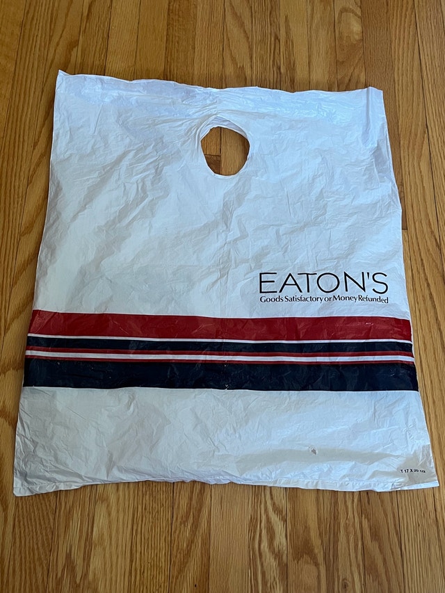 Sears (50th anniversary) and Eaton’s plastic bags - photo 3