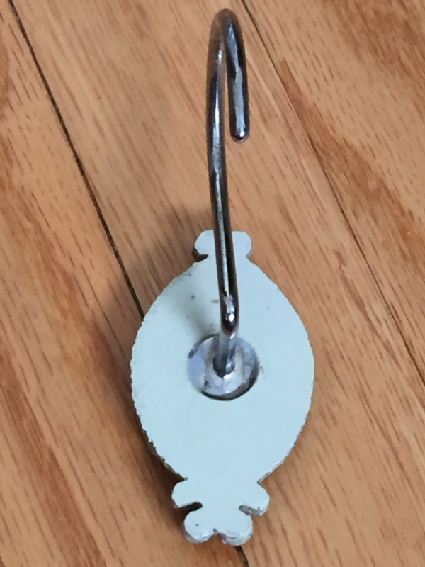 Vintage 12 shower curtain hooks - photo 5