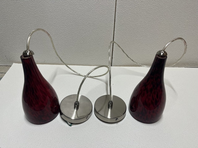 2 Hanging Light Fixtures