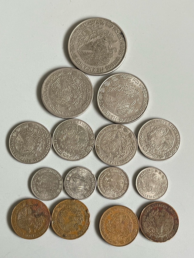 1970s Mexican Coins