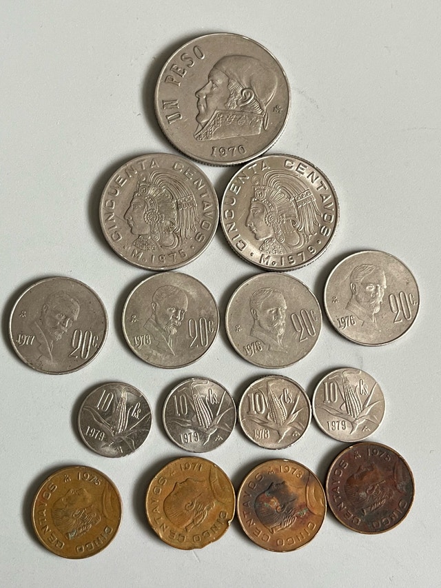 1970s Mexican Coins - photo 2