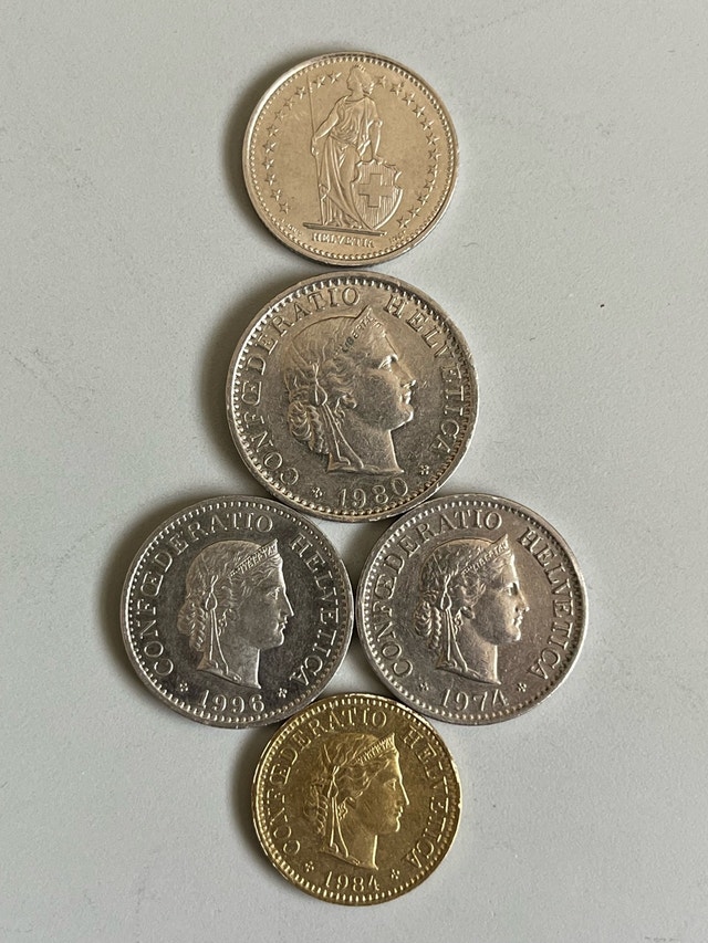 $.95 Swiss Franc Coins - photo 2
