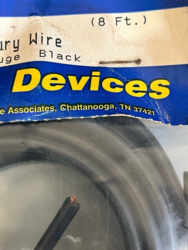 10 gauge black primary wire - 8 feet - photo 3