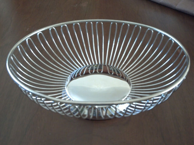 Silver Plated Basket / Salt & Pepper Set - photo 2