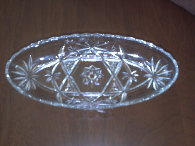 6 Glass Candy Dishes / Strawberry Shaped Dish - photo 2