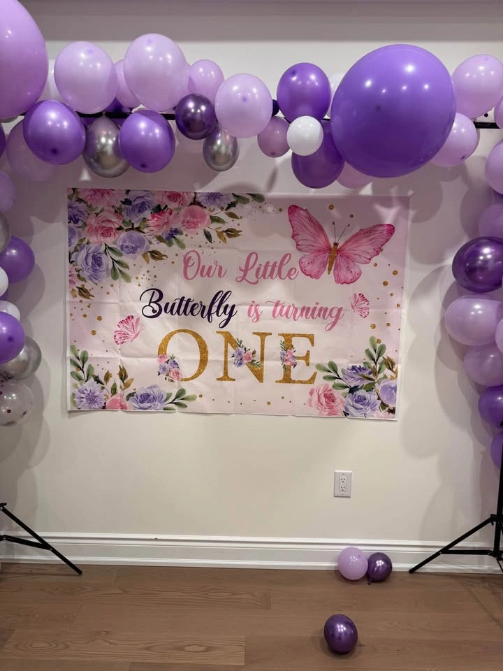 First Birthday Backdrop - photo 2