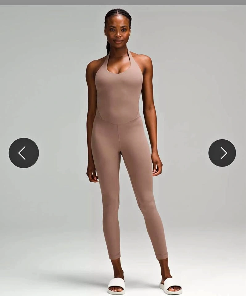 Lululemon Align Halter Bodysuit Jumpsuit One Piece Leggings Size