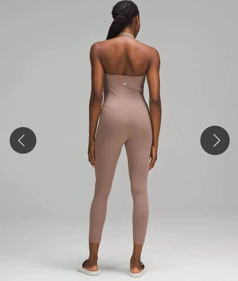Lululemon Align Halter Bodysuit Jumpsuit One Piece Leggings Size - photo 2