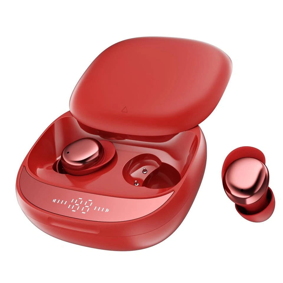 ZOVIMAX Red Sleep Earbuds Bluetooth 5.4 Smart Touch