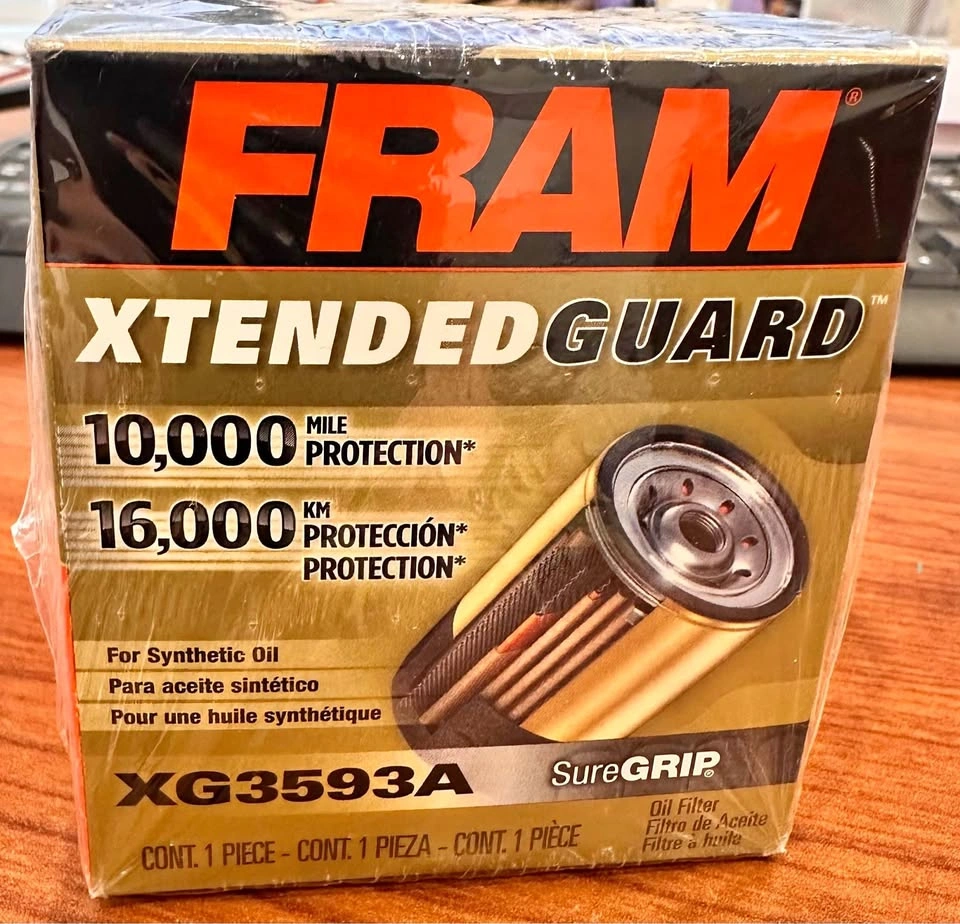 FRAM Xtended Guard XG3593A Oil Filter - 10,000 Mile Protection -