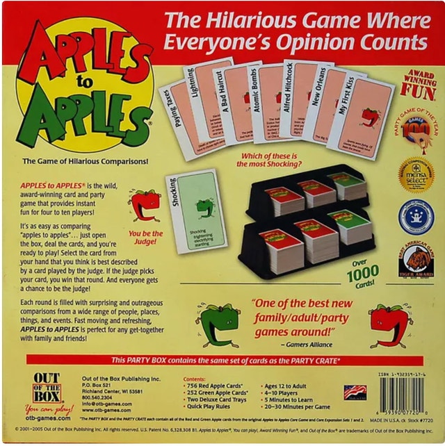 Apples to Apples Board Game, Brand New - photo 4