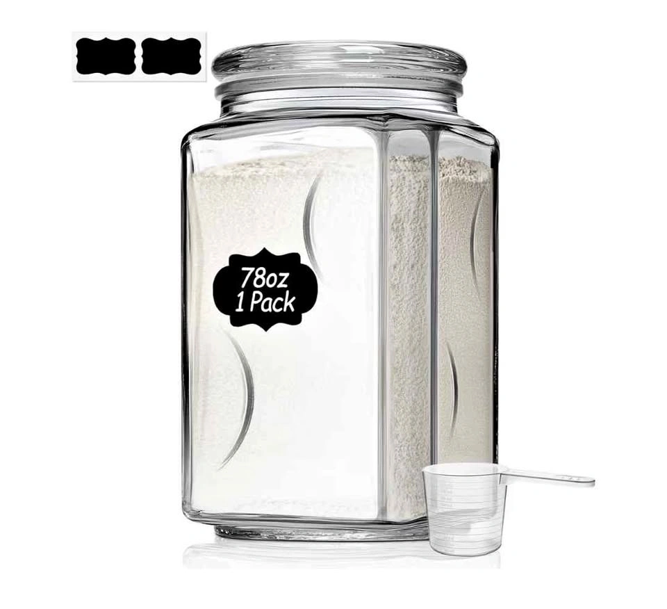 78 oz Glass Jar with Lid