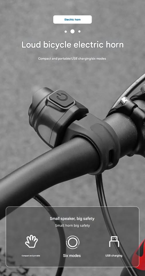 USB Rechargeable Horn for your bikes&ebikes - photo 5
