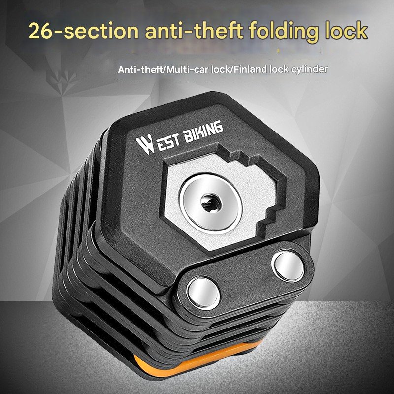 West Biking Folding Bike Lock 85cm