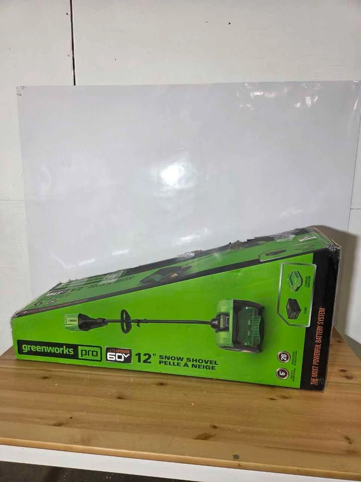 Greenworks Cordless Snow Shovel 12 Inch 60V, New - photo 2