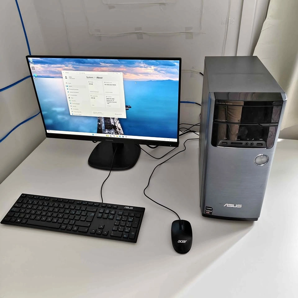 Great Home Office PC setup – Asus Computer Ready to Use!
