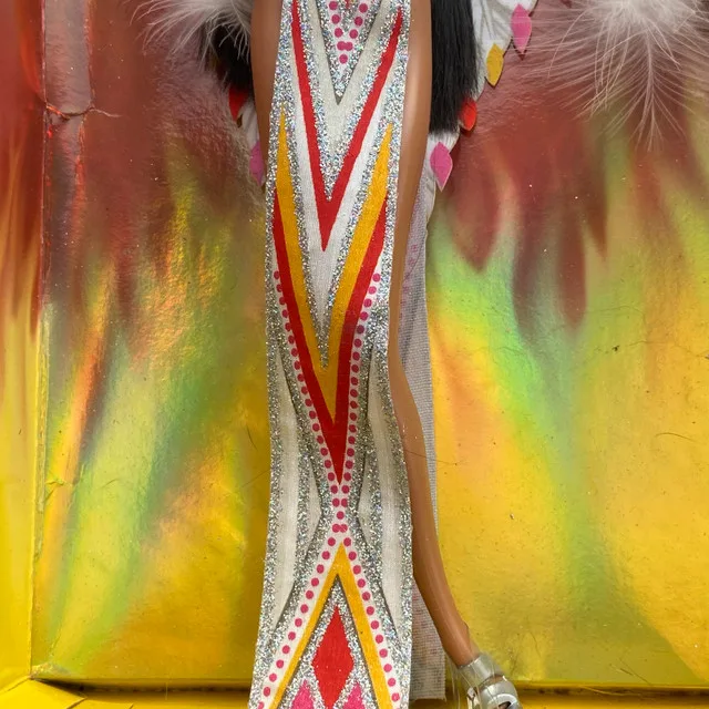 2007 Headress Cher by Bob Mackie Black Label Barbie image indicator(5)