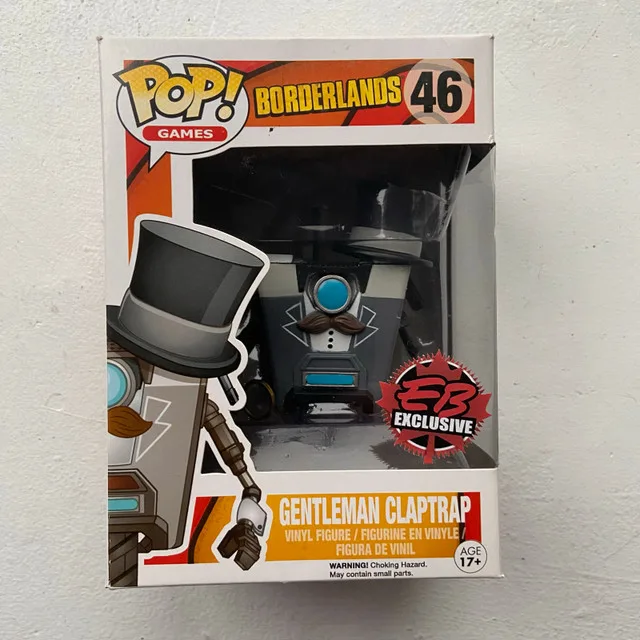 Funko Pop! #46 Borderlands Gentleman Claptrap EB Games thumbnail