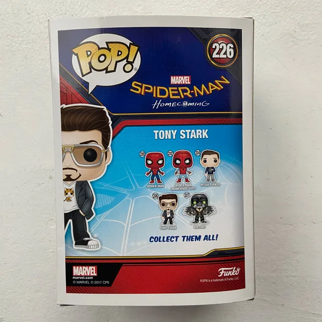 Funko POP! #226 Marvel: Spider-Man Tony Stark Iron M image indicator(3)