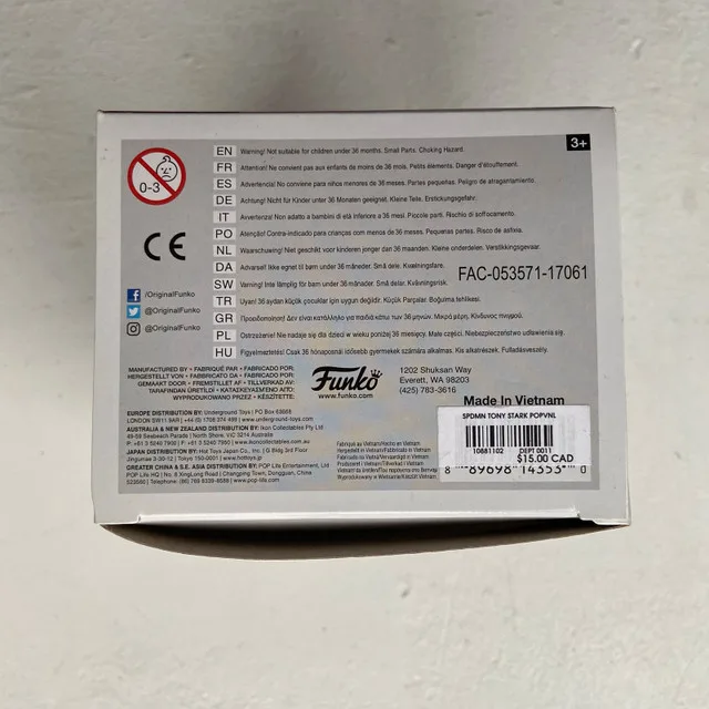 Funko POP! #226 Marvel: Spider-Man Tony Stark Iron M image indicator(6)