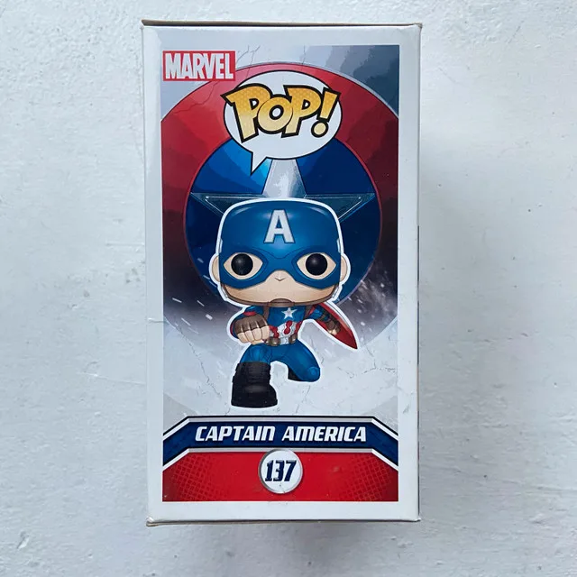 Funko Pop! #137 Captain America Civil War Game Stop Exc image indicator(2)