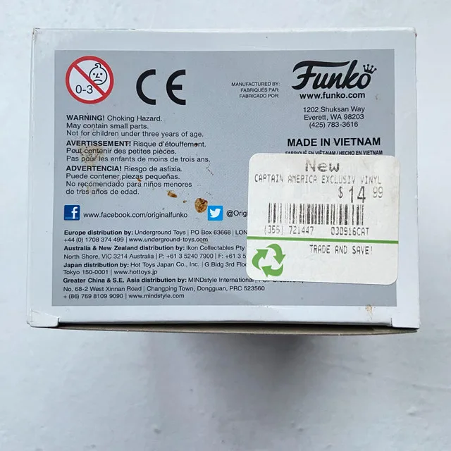 Funko Pop! #137 Captain America Civil War Game Stop Exc image indicator(6)