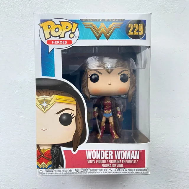 Funko POP! #229 DC Heroes Wonder Woman with Cloak thumbnail