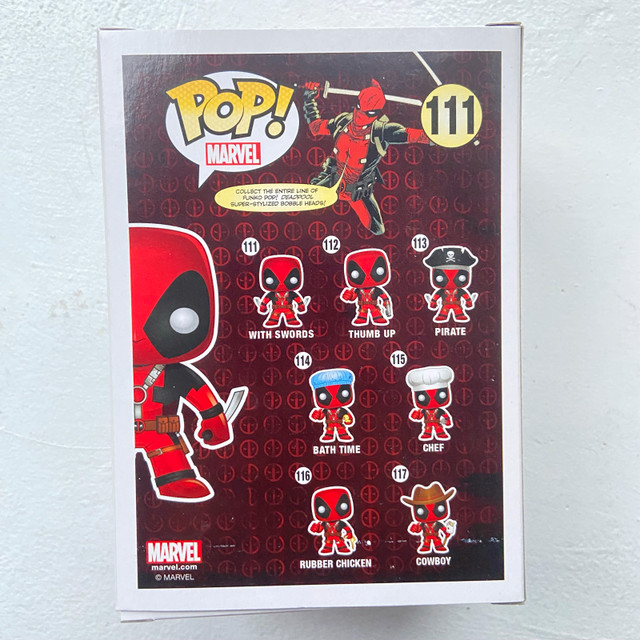 Funko Pop! #111 Marvel Movie Deadpool With Two Swords - photo 3
