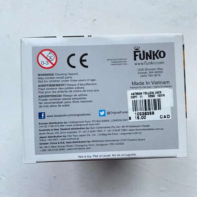 Funko Pop! #86 Yellow Jacket Ant-Man Marvel image indicator(4)