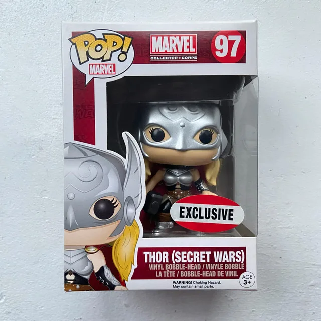 Funko POP! #97 Marvel Collector Corps Thor (Secret Wars) thumbnail