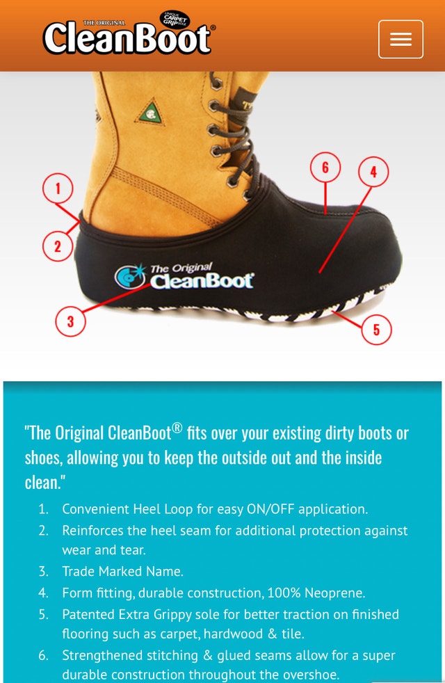 The Original Clean Boot Reusable Boot Covers - photo 3