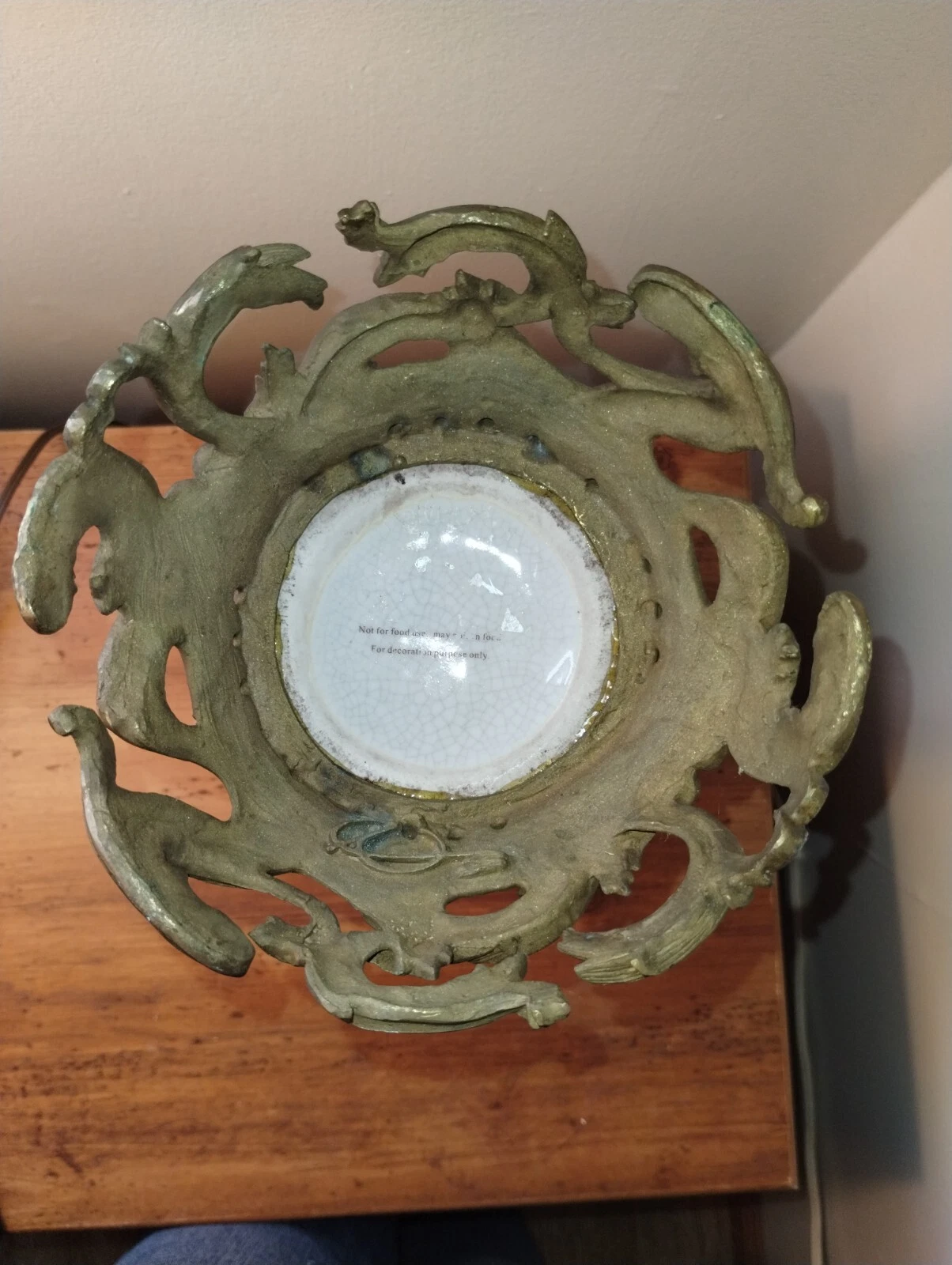 Mid Century Gilt Bronze Mounted Chinese Vase - photo 3