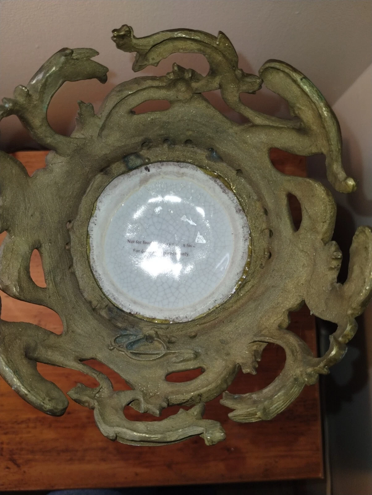 Mid Century Gilt Bronze Mounted Chinese Vase - photo 4