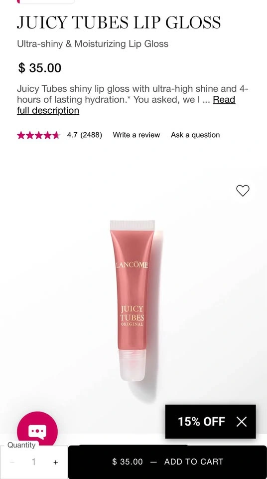 Lancôme Juicy Tubes Lip Gloss & Mini Oil - photo 4