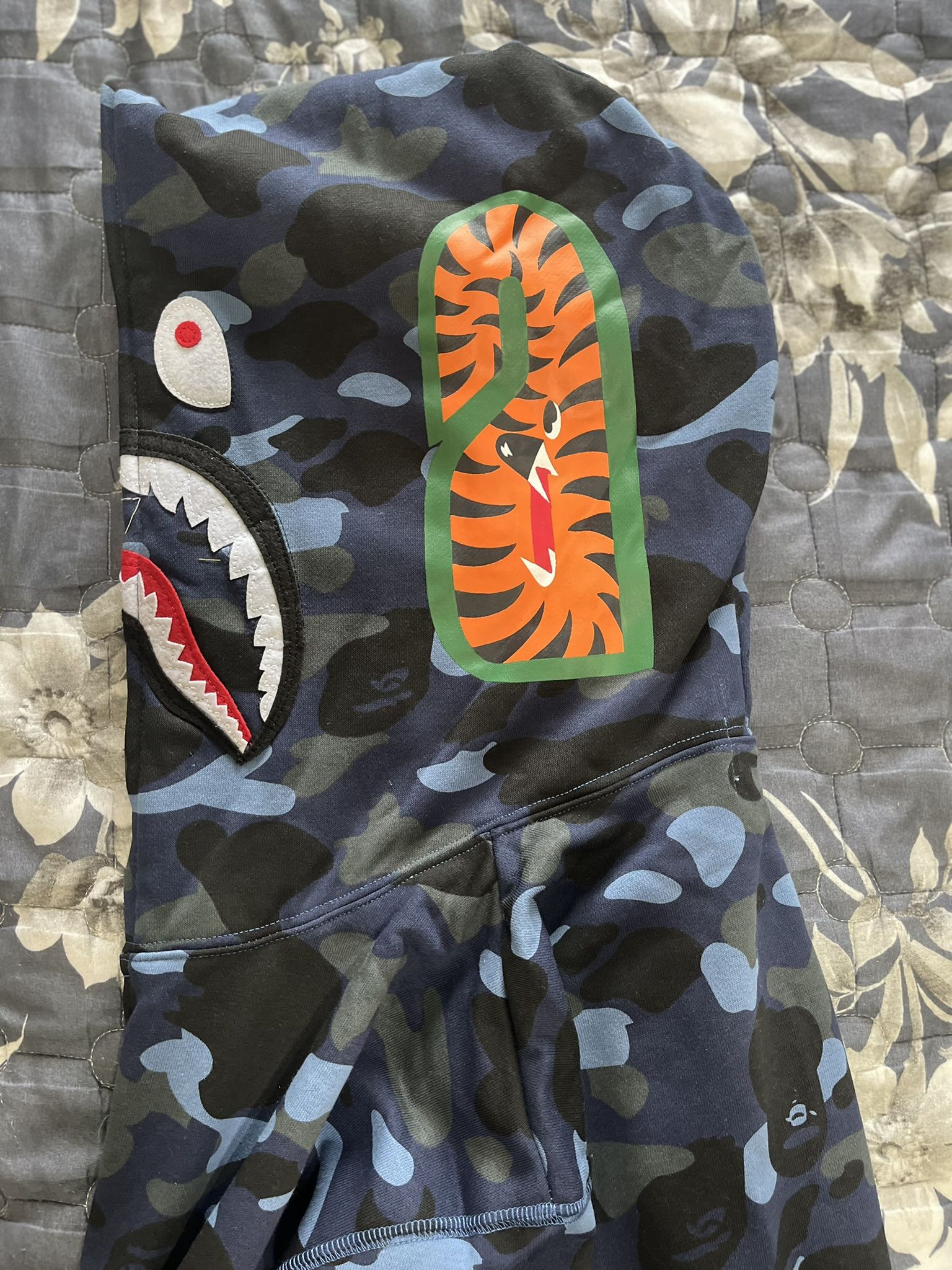 Bape Blue Zip Up - Sizes M & L - photo 3