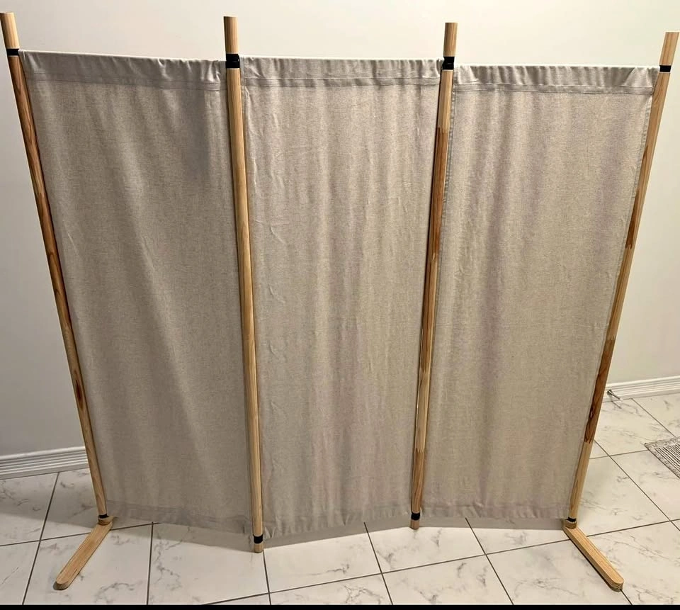 IKEA GLAMBERGET Room Divider - Pine/Beige - Excellent Condition