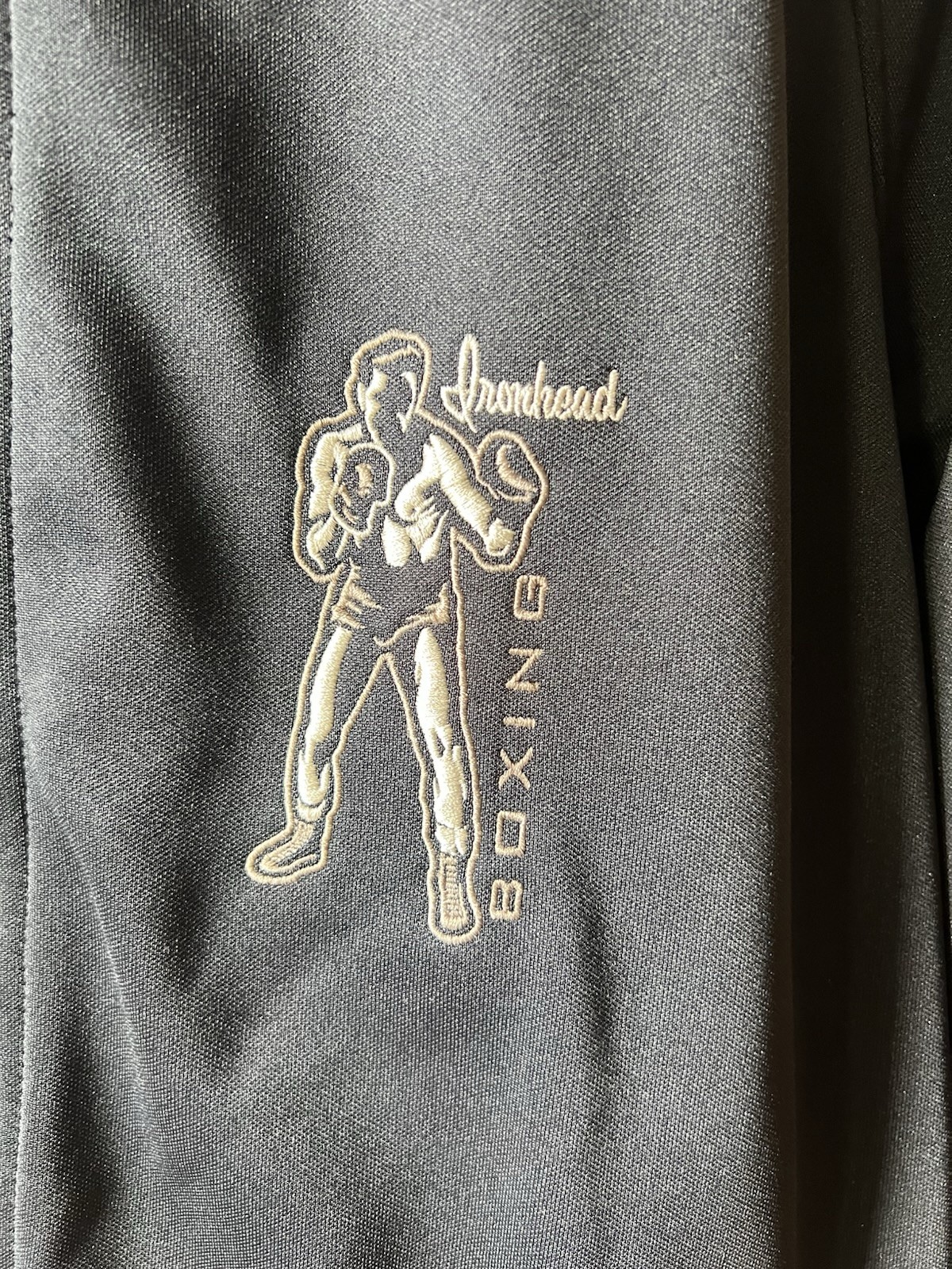 Authentic Vintage Ironhead Boxing Track Jacket - Size 2XL Black - photo 3