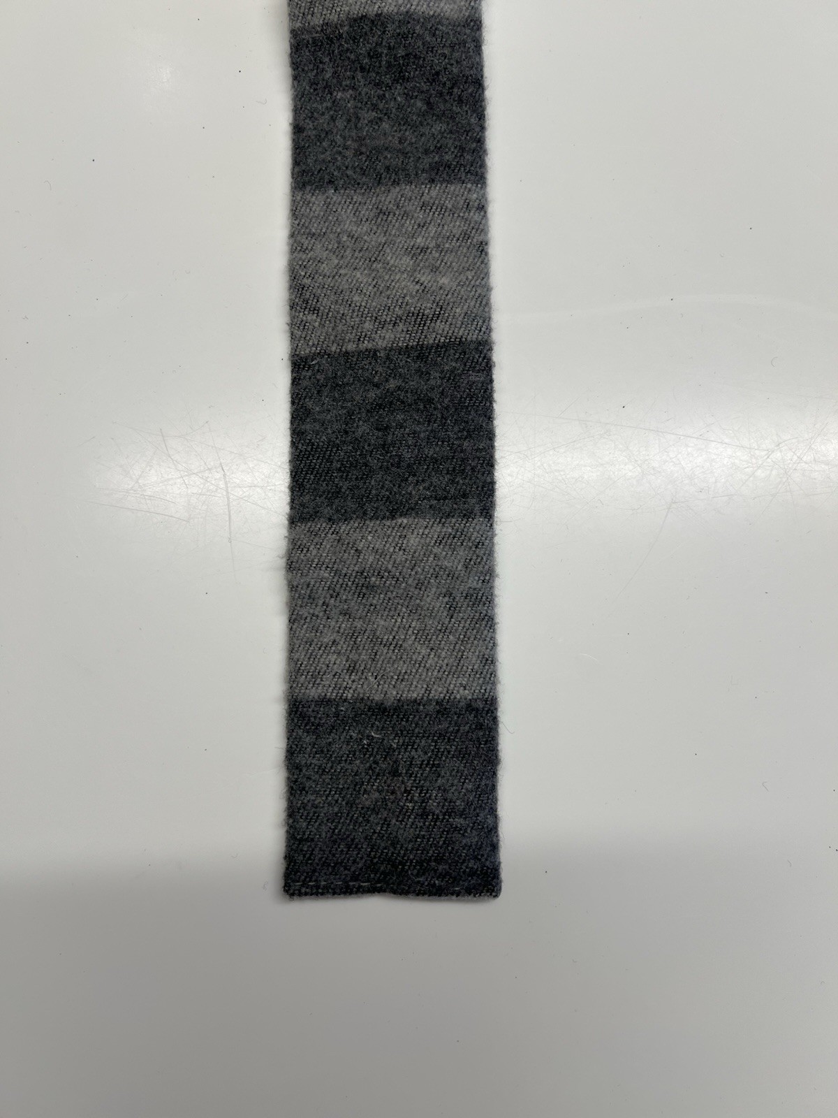 the Hill-side men's tie - MCD# 11 of 37 - Gently Used, Wool, Gre