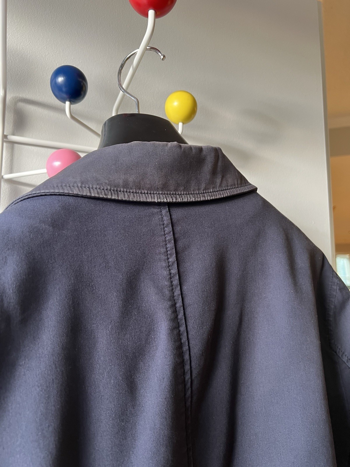 Pre-owned Ben Sherman Men's Navy Trench Coat - photo 5