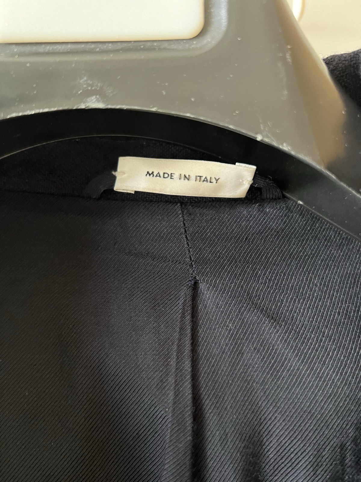 Italian Made Wool Overcoat, Dk Blue, Sz 50, Pre-Owned, Designer - photo 4