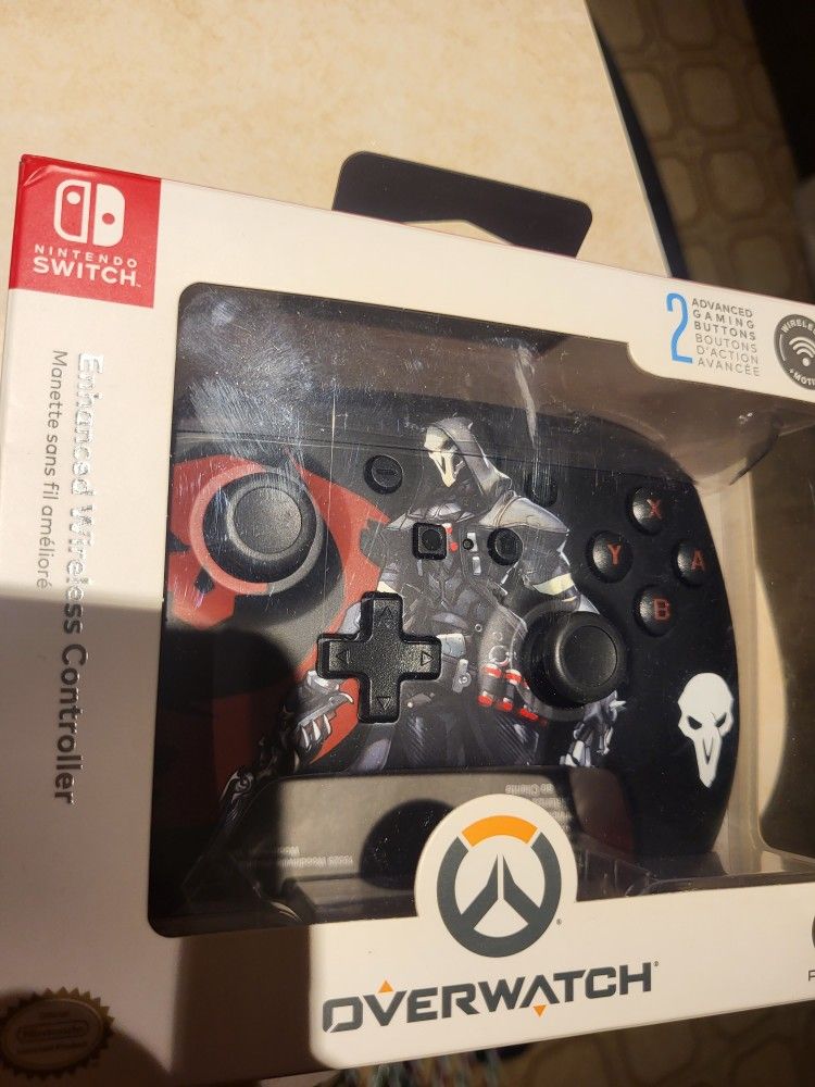 Overwatch Reaper Nintendo Switch Controller