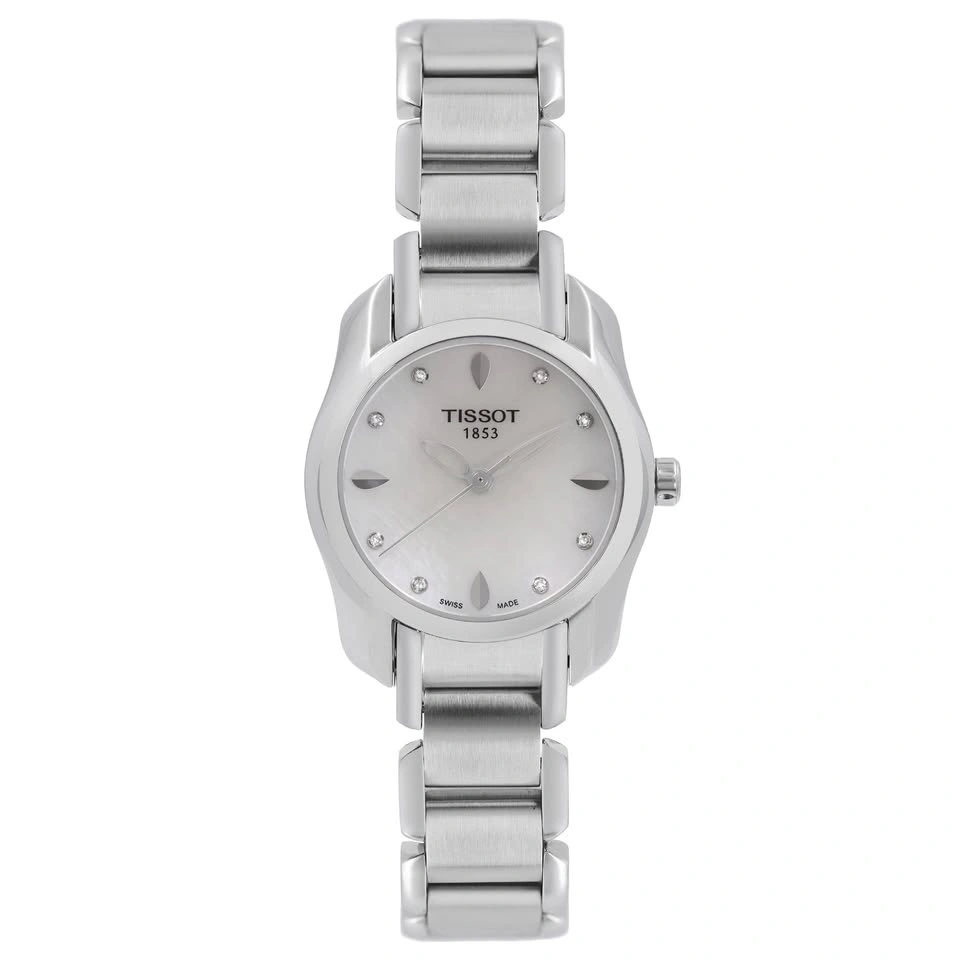 Tissot T-Wave Stainless Steel MOP Dial Quartz Ladies Watch - photo 2
