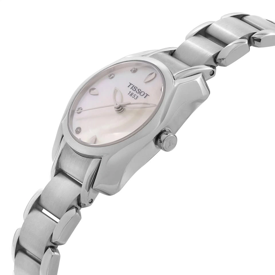 Tissot T-Wave Stainless Steel MOP Dial Quartz Ladies Watch - photo 4