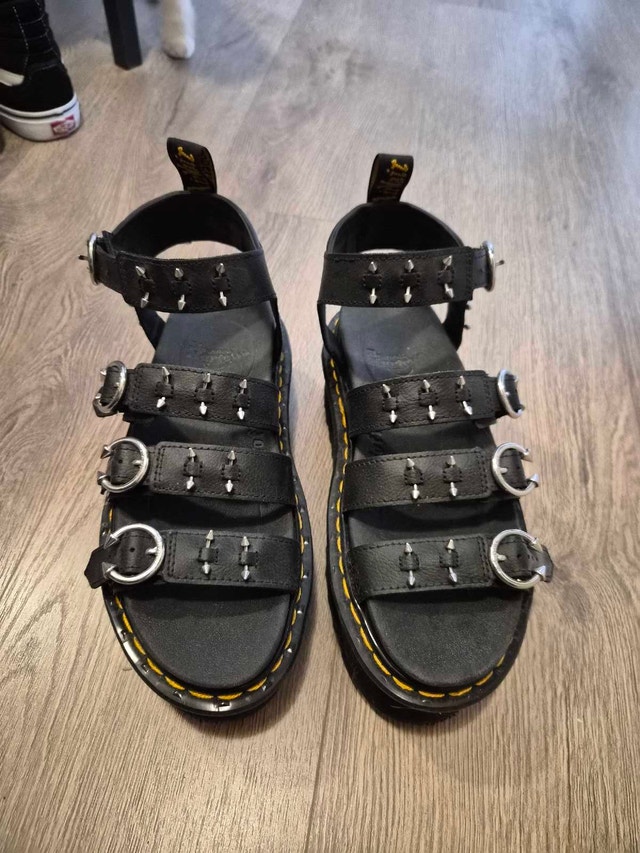 Dr Martens Blaire Piercing Leather Platform Sandals