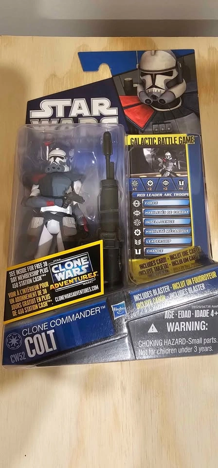 Clone Wars Commander Colt 3.75" Figure