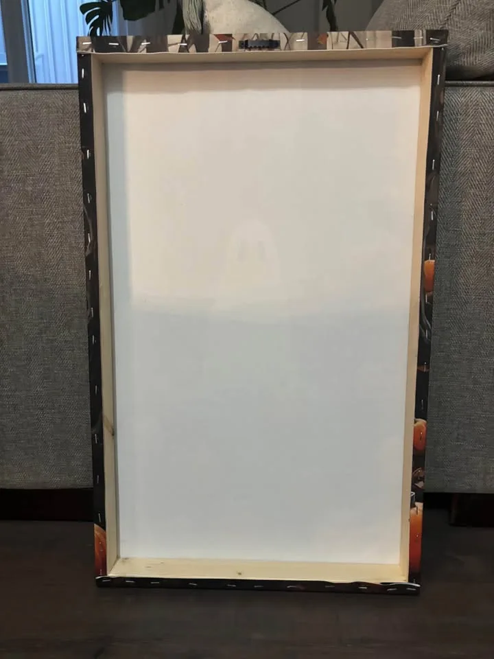 Beautiful Pumpkin Patch Ghost Canvas Wall Art-Ready To Hang image indicator(6)