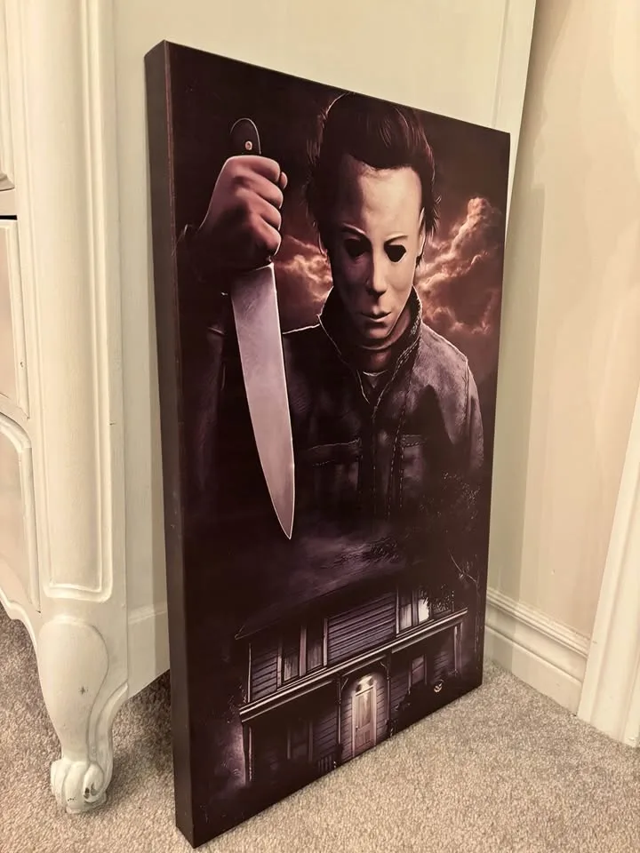 Michael Myers Halloween Canvas Wall Art-Ready To Hang image indicator(3)