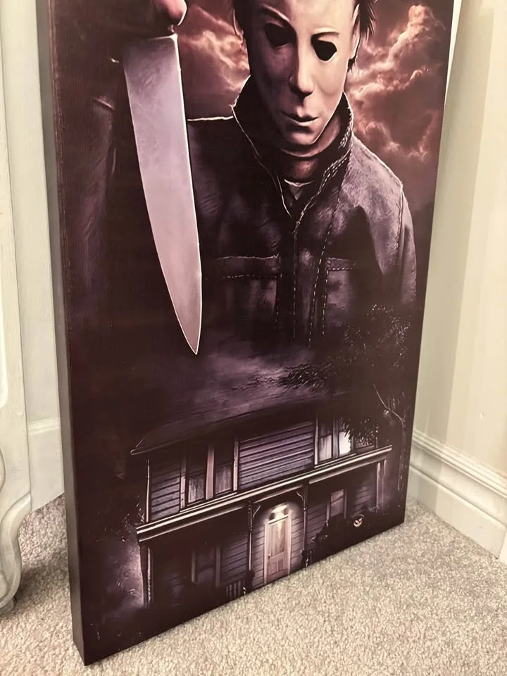 Michael Myers Halloween Canvas Wall Art-Ready To Hang image indicator(4)